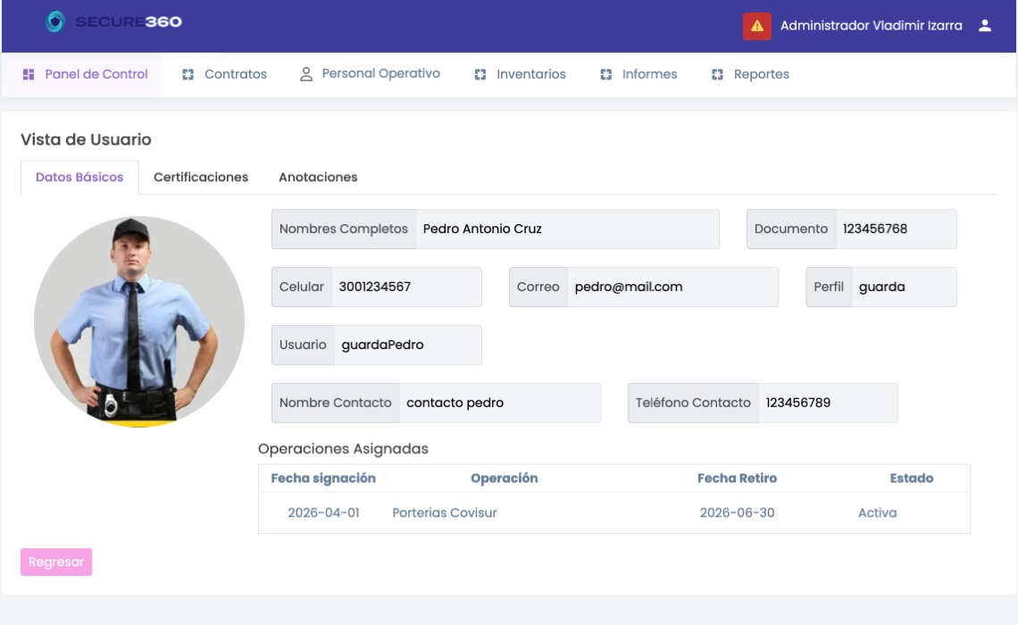 Icono de supervisión operativa